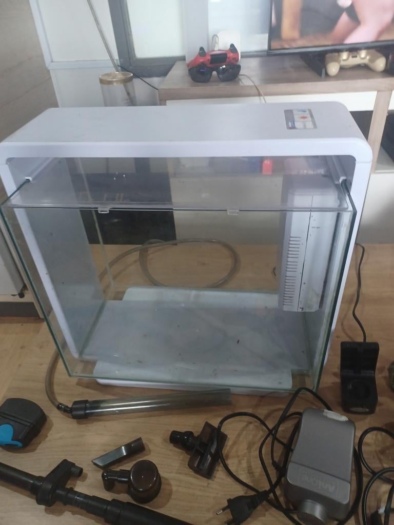 Aquarium, Ophalen, Leeg aquarium