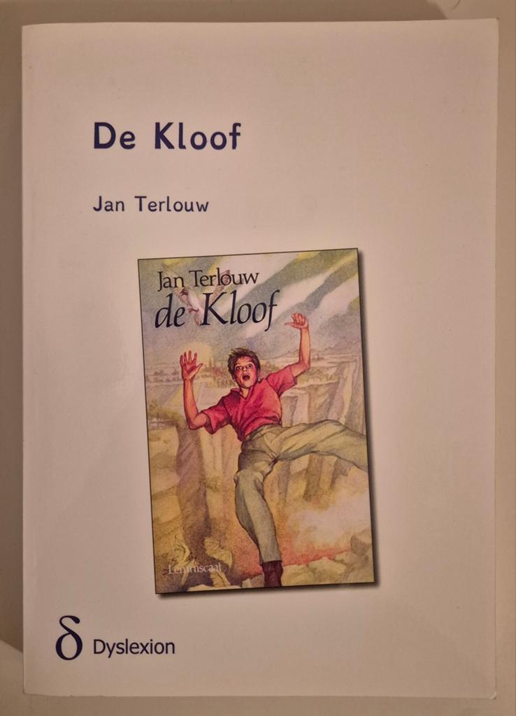 Jan Terlouw - De Kloof - Dyslexion - dyslexie, Ophalen of Verzenden, Zo goed als nieuw, Jan Terlouw