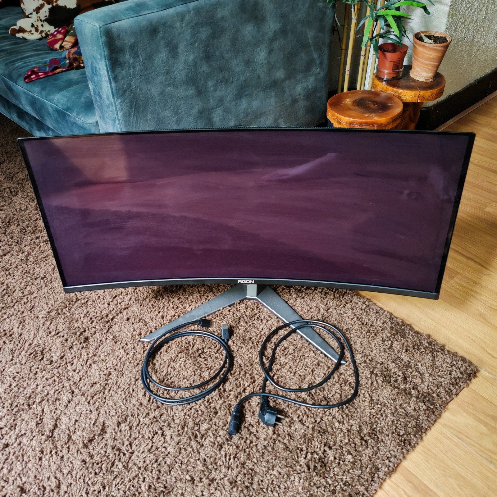 AOC AGON AG346UDC Ultrawide OLED Monitor, Computers en Software, Monitoren, Gaming, 3 tot 5 ms, AOC AGON, Zo goed als nieuw
