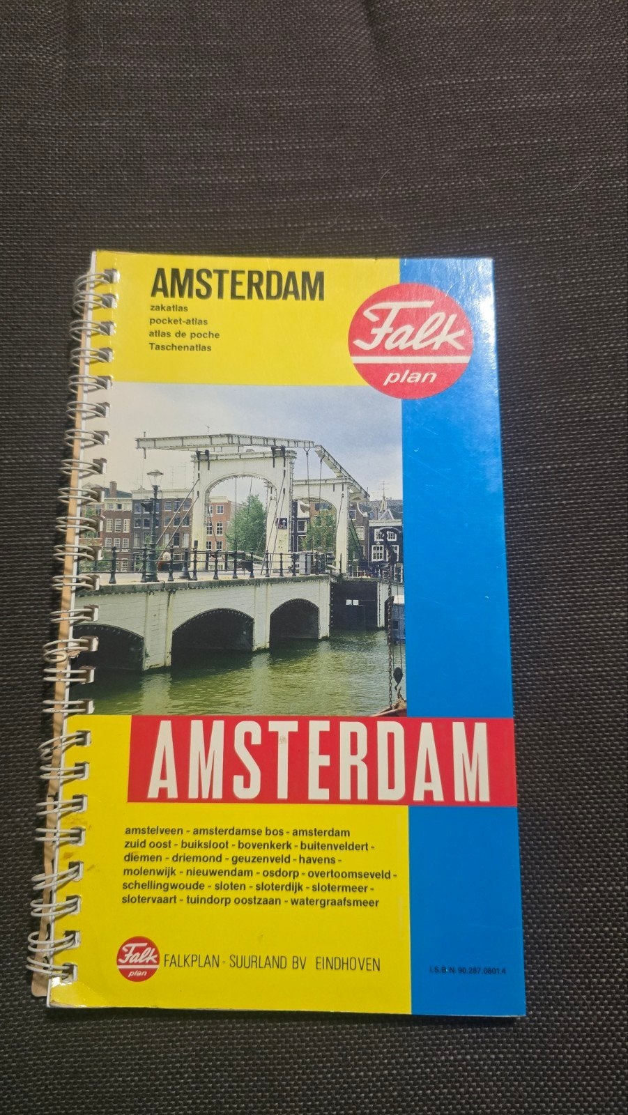 Falkplan Zakatlas Amsterdam - Gedetailleerde Stadskaart, Ophalen of Verzenden