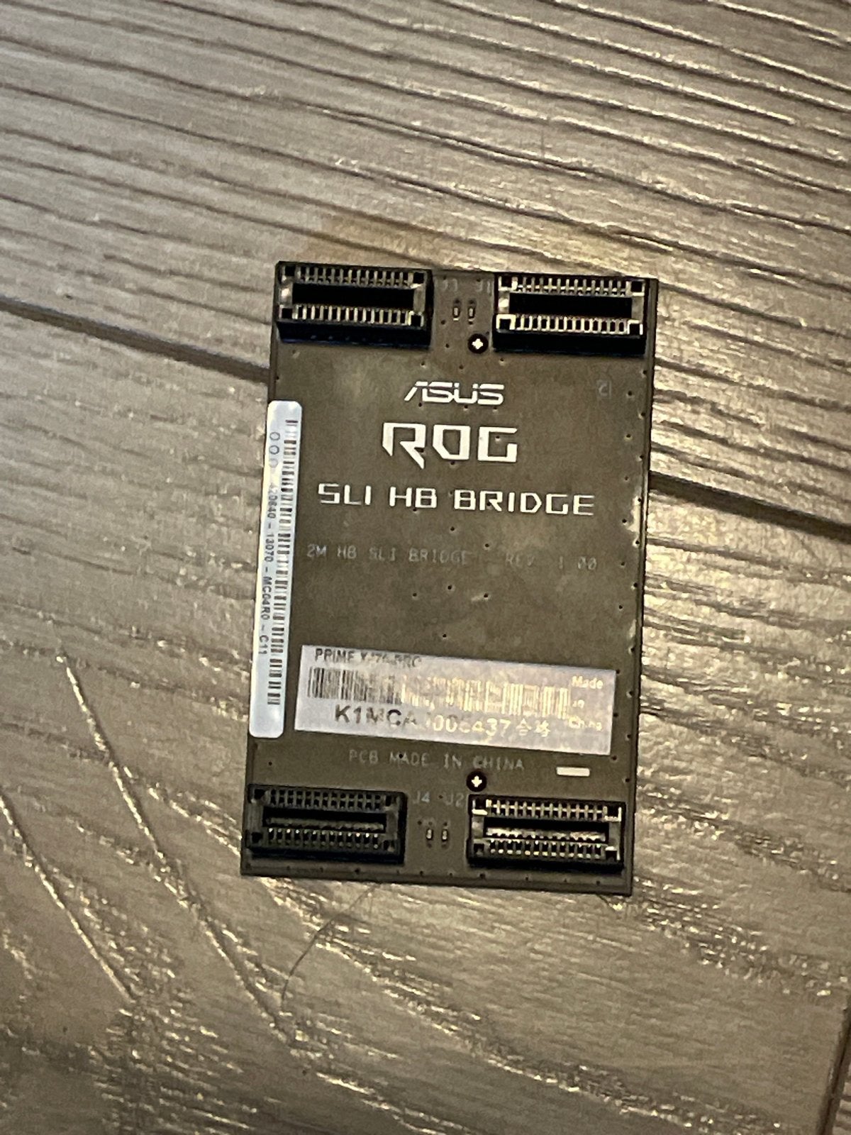 ASUS ROG NVIDIA SLI HB Bridge - Zo goed als nieuw, Computers en Software, Videokaarten, Zo goed als nieuw, Nvidia, Ophalen