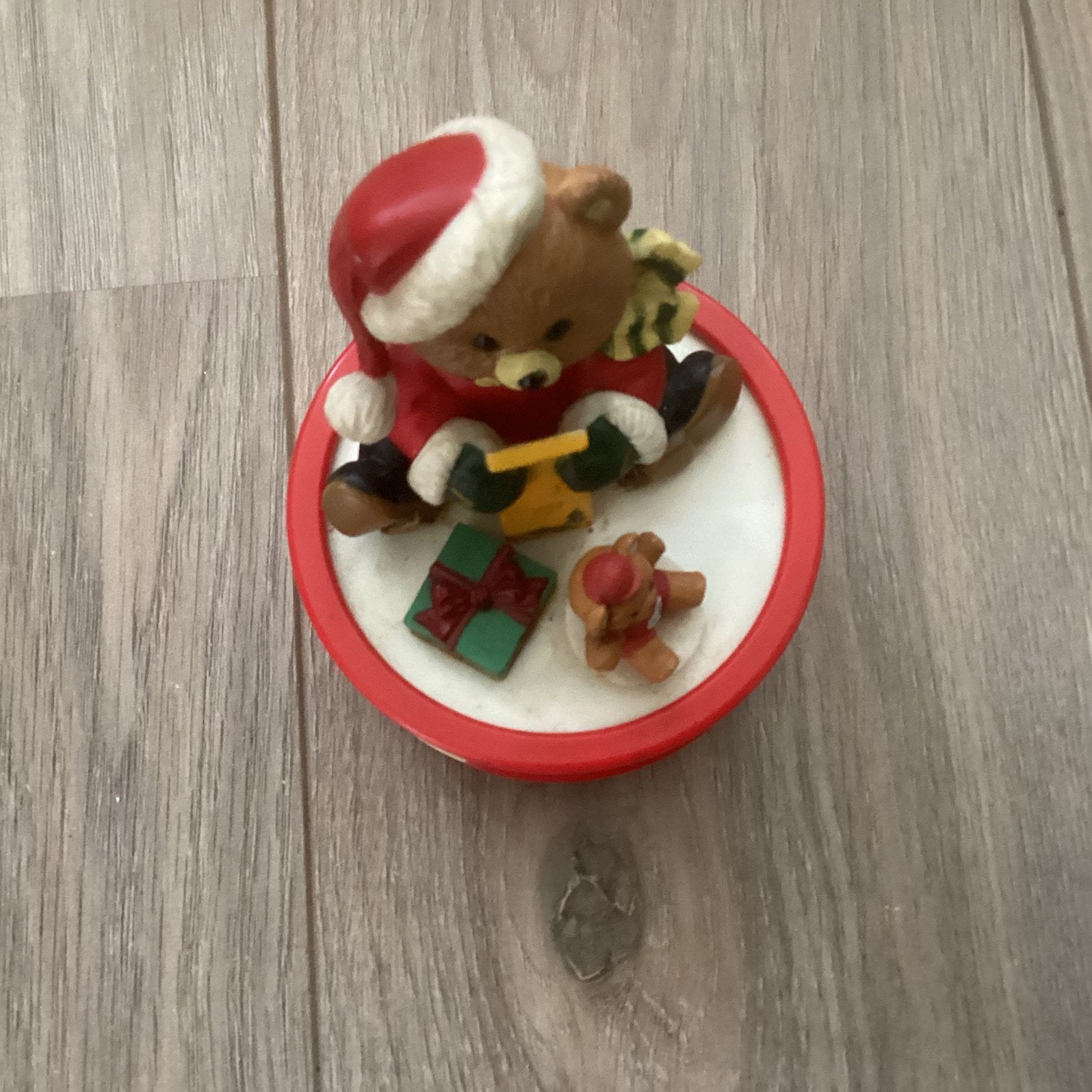 Vintage kerst muziekdoosje in perfecte staat, Ophalen of Verzenden, Gebruikt