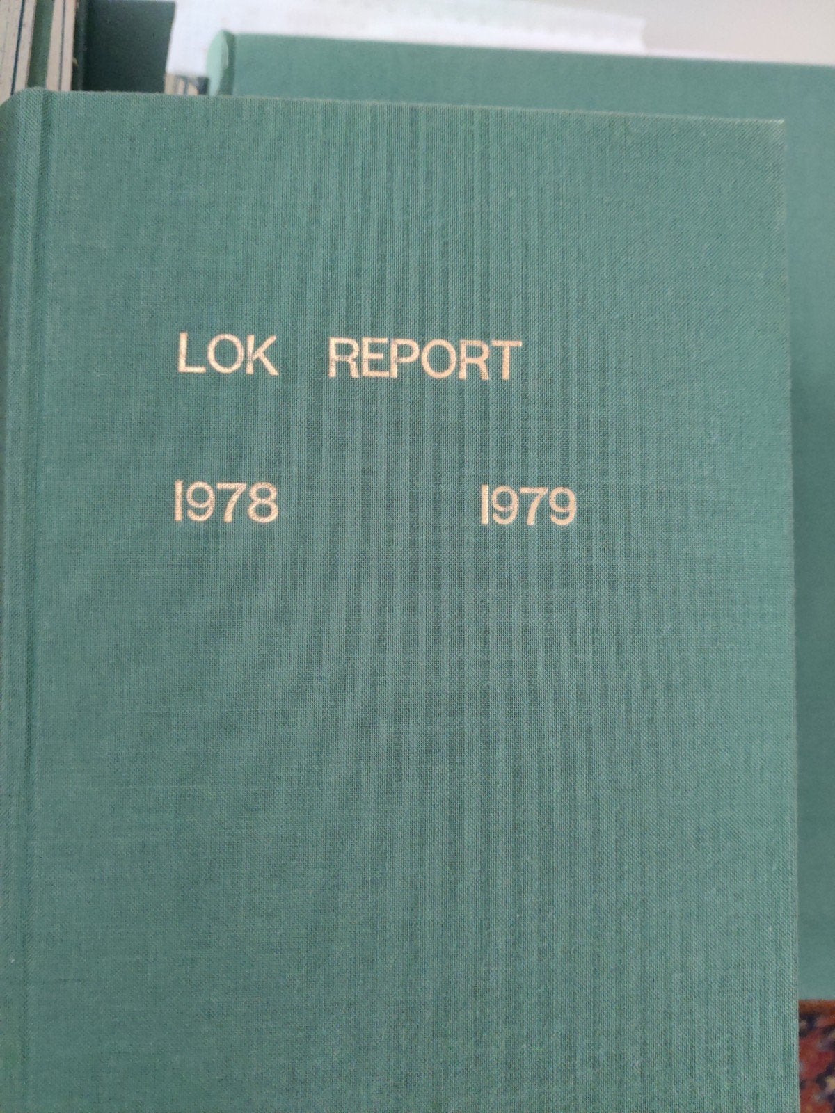 Lok Report jaargangen 1978-1992, ingebonden, Ophalen, Zo goed als nieuw