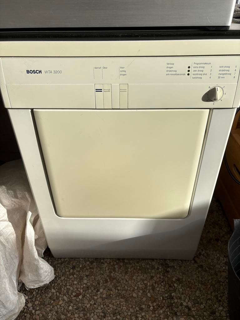 Bosch WTA 3200 Luchtafvoer Wasdroger - Gebruikt, Ophalen, 6 tot 8 kg, Gebruikt, Luchtafvoer