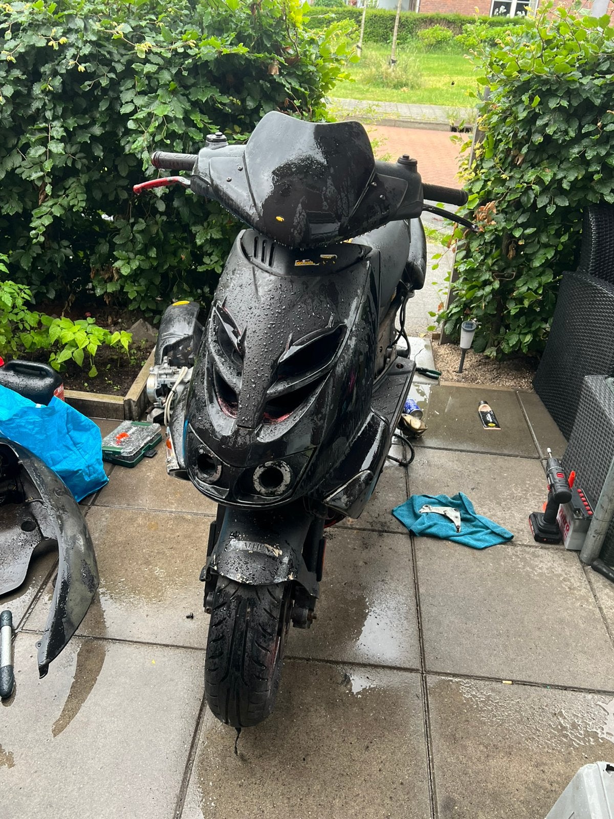 Aprilia onderdelen (zonder blok) met kenteken 2008, Fietsen en Brommers, Ophalen, Gebruikt, Frame, Overige merken