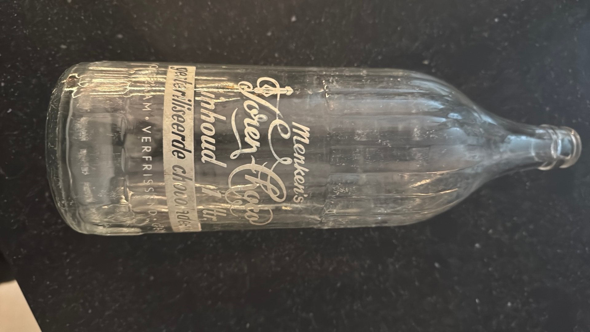 Fles Menken’s chocolademelk, Ophalen of Verzenden
