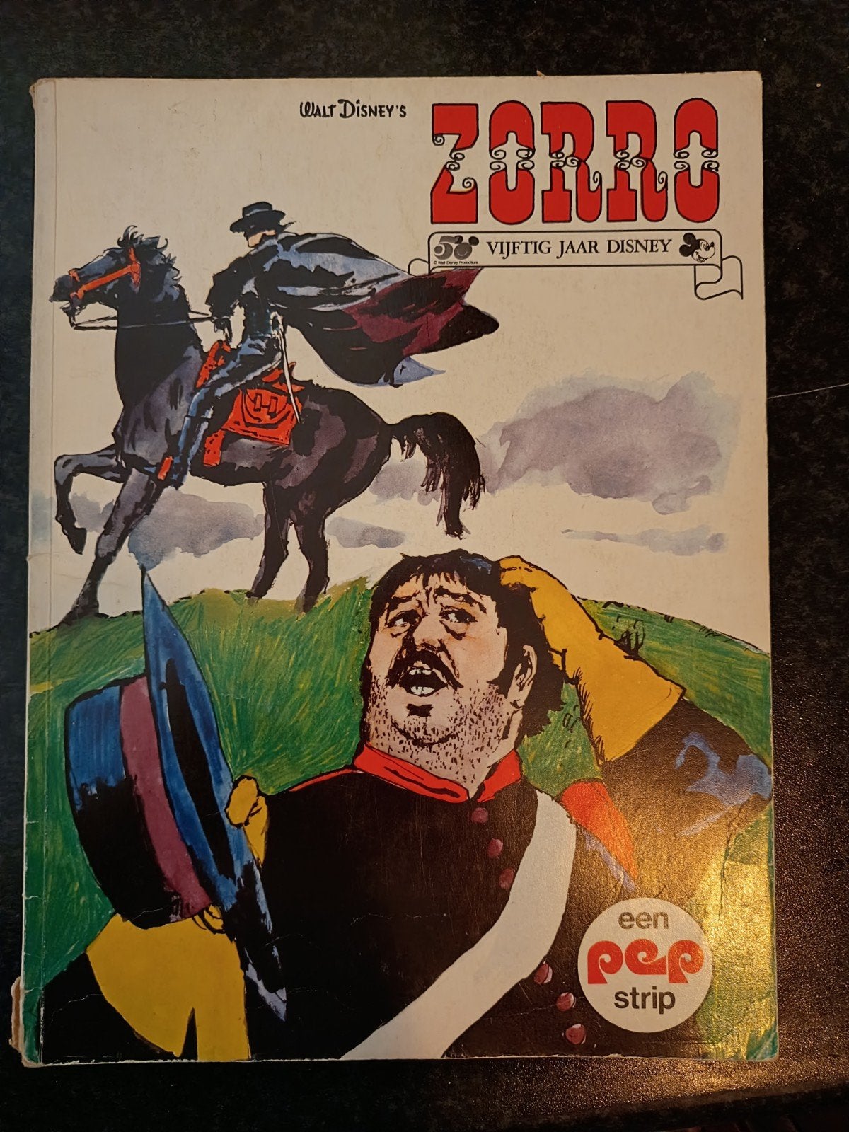 Walt Disney's Zorro - Vijftig Jaar Disney (Pep Strip), Eén stripboek, Ophalen of Verzenden, Gelezen