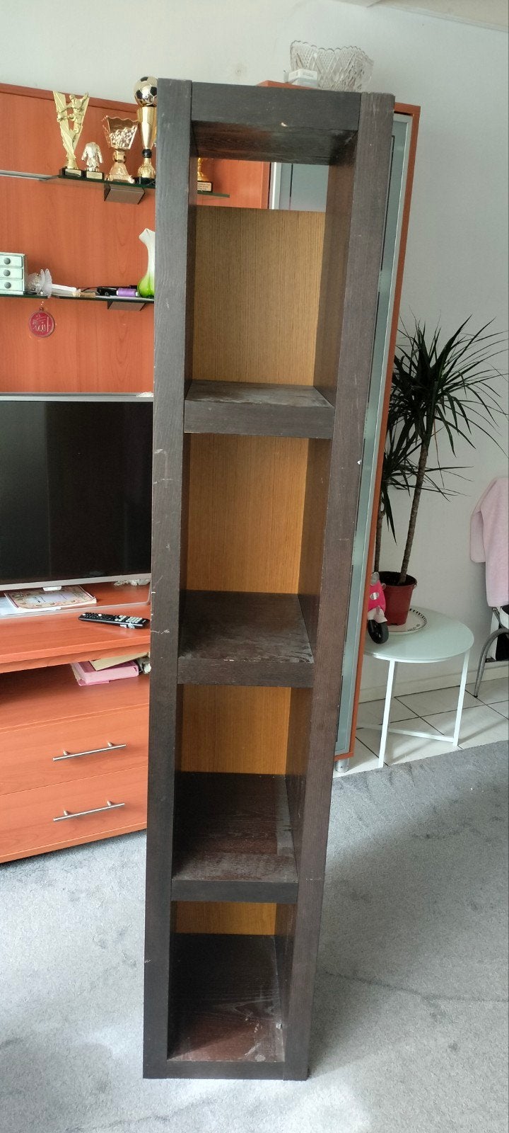 Houten kast met open vakken, Met plank(en), Minder dan 50 cm, Gebruikt, Ophalen of Verzenden