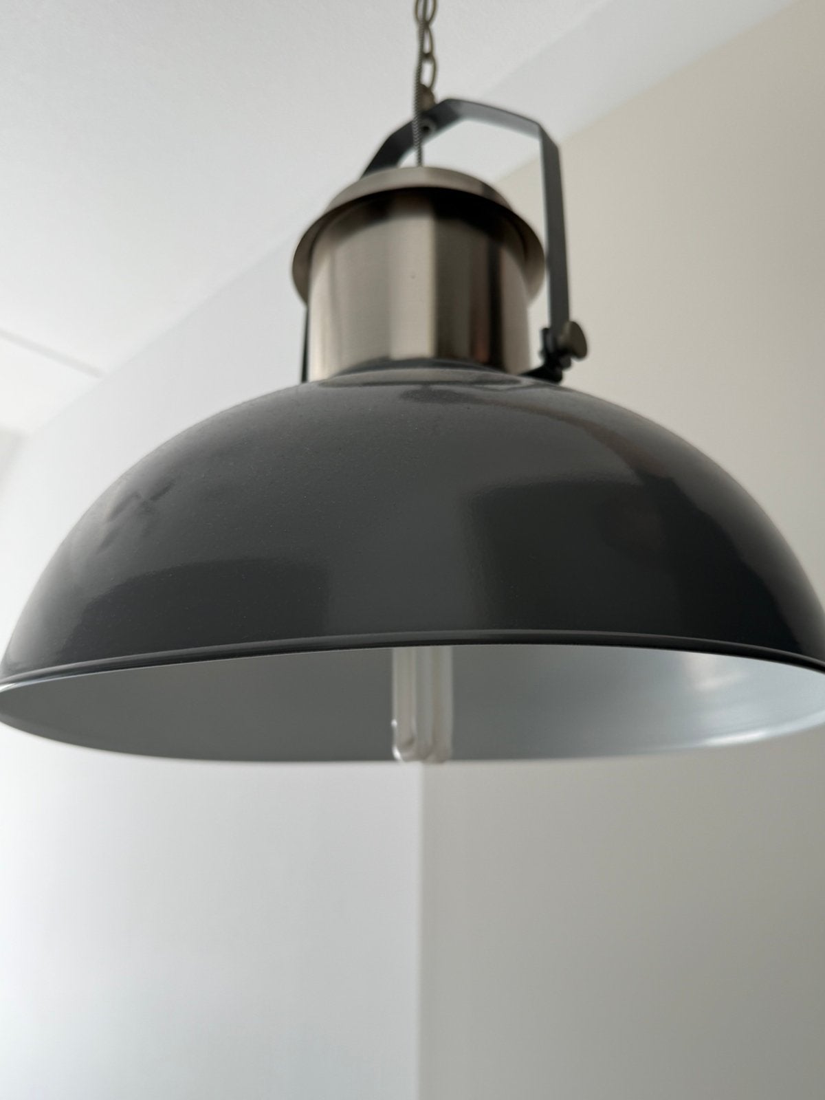 Hanglamp grijs, Ophalen, Zo goed als nieuw