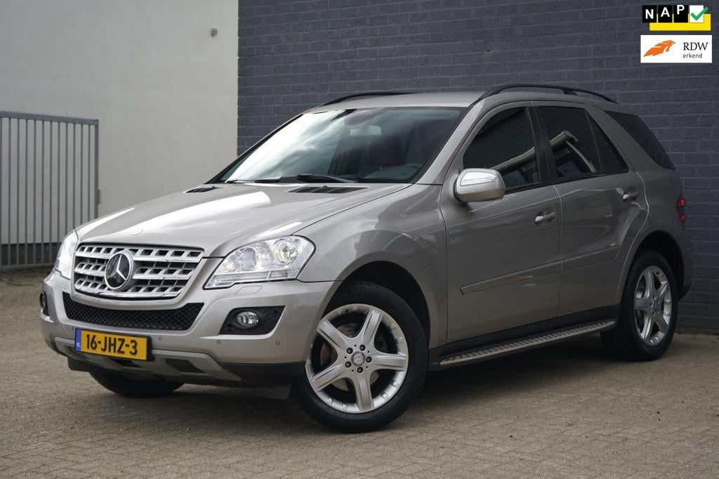 Mercedes-Benz M-klasse 350 ML Facelift, Trekhaak, Leder, NAP, Automaat, Euro 5, Gebruikt, Zwart