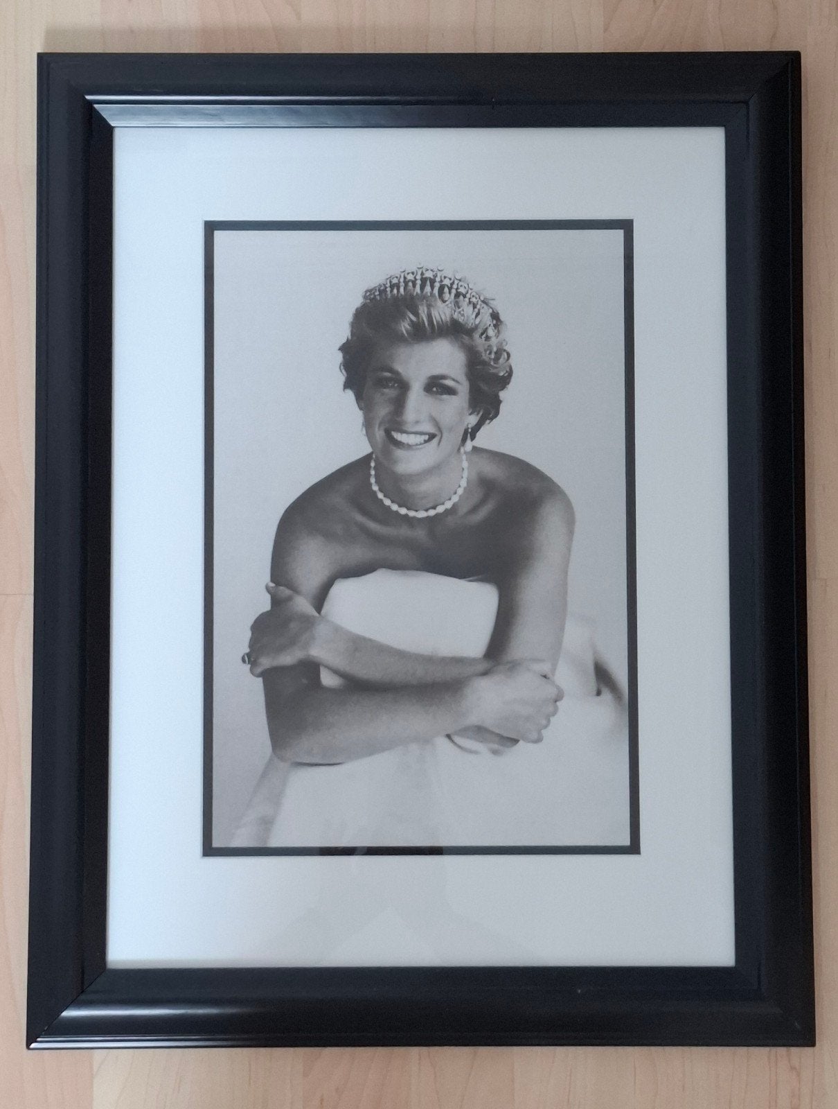 Prinses Diana foto in lijst, Ophalen, Gebruikt, Kaart, Foto of Prent