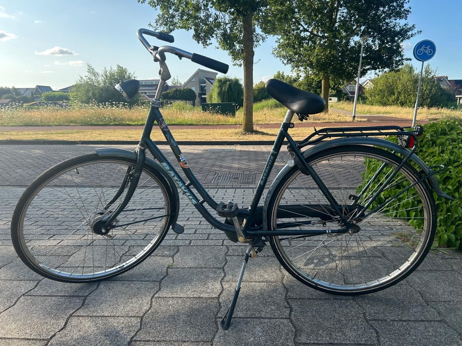 Batavus stadsfiets handig om kranten/folders weg te brengen, Ophalen, Velgrem, Batavus, 53 tot 56 cm