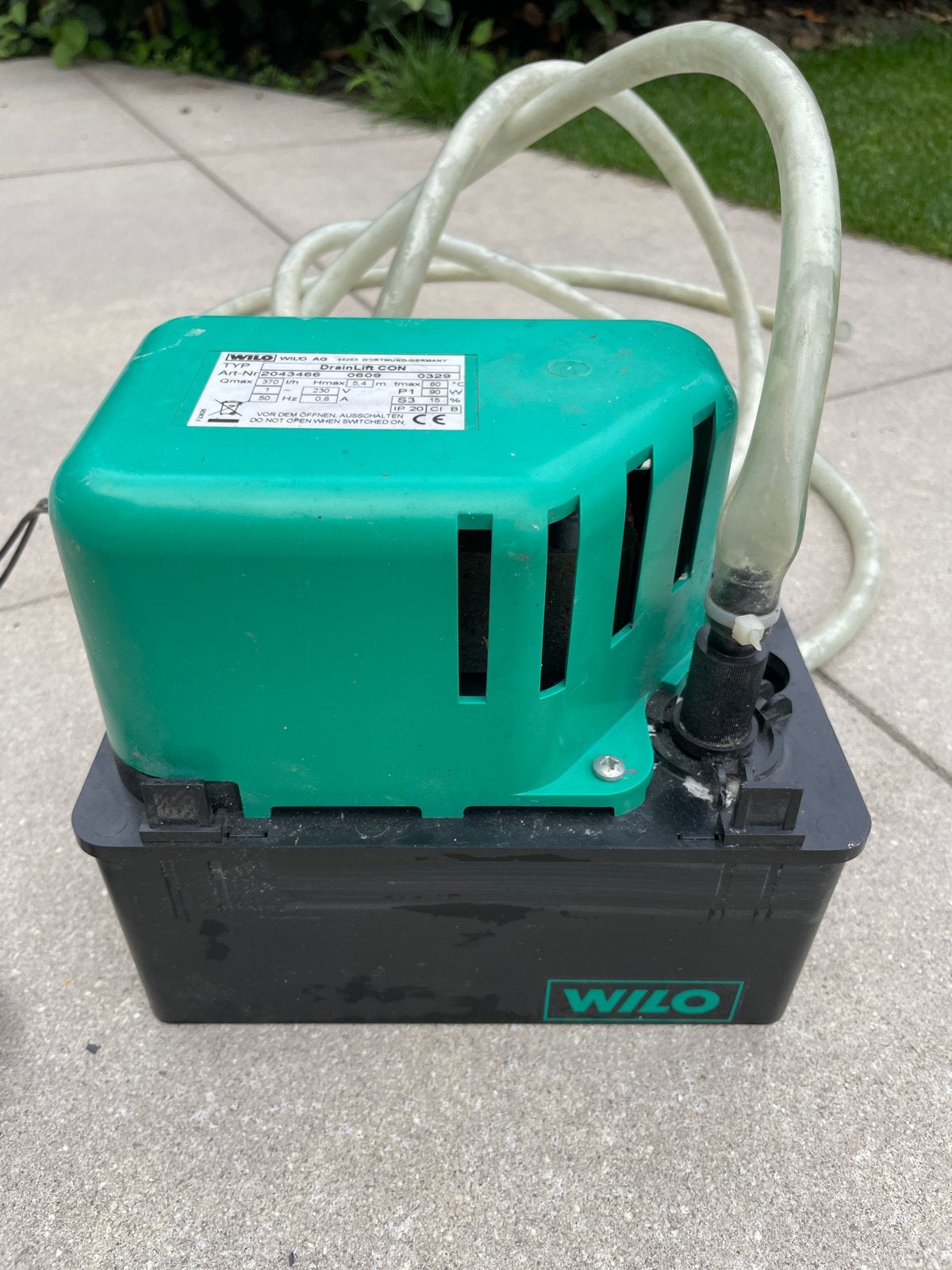 WILO DrainLift CON condensaatpomp, Ophalen