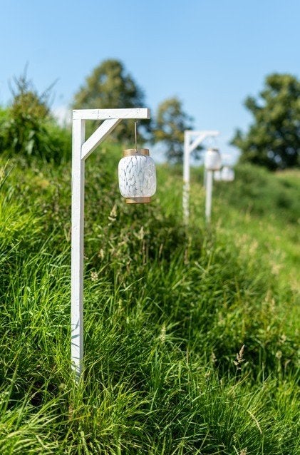 Lantaarn op Paal - Sfeervolle Verlichting - bruiloft - feest, Ophalen, Zo goed als nieuw, Versiering, Overige