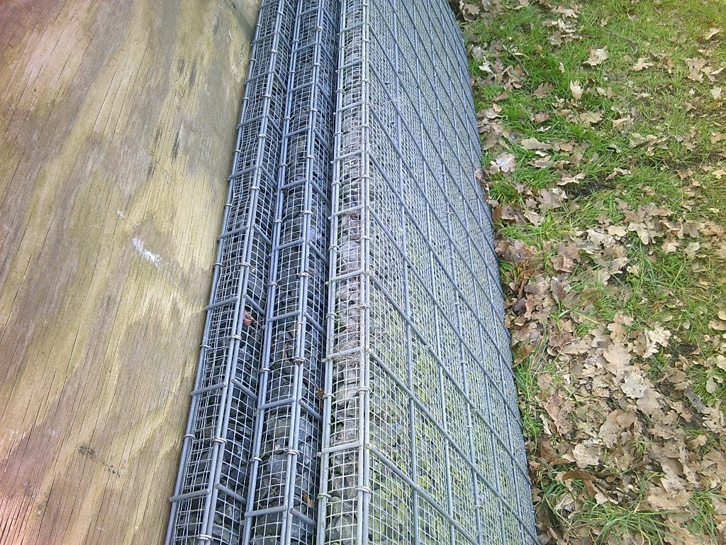 Schanskorf, Muurkorf, Steenkorf, 4x 1.8mx0.6m / 1x 1mx0.6m, Tuin en Terras, Ophalen, Minder dan 3 meter, Zo goed als nieuw, Minder dan 1 meter