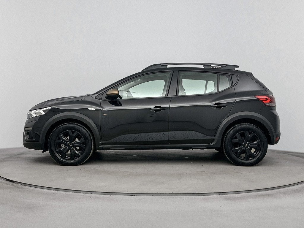 Dacia Sandero Stepway 1.1 TCe Extreme 110PK | Navigatie | Ac, Auto's, Dacia, Stof, Gebruikt, Euro 6, Zwart