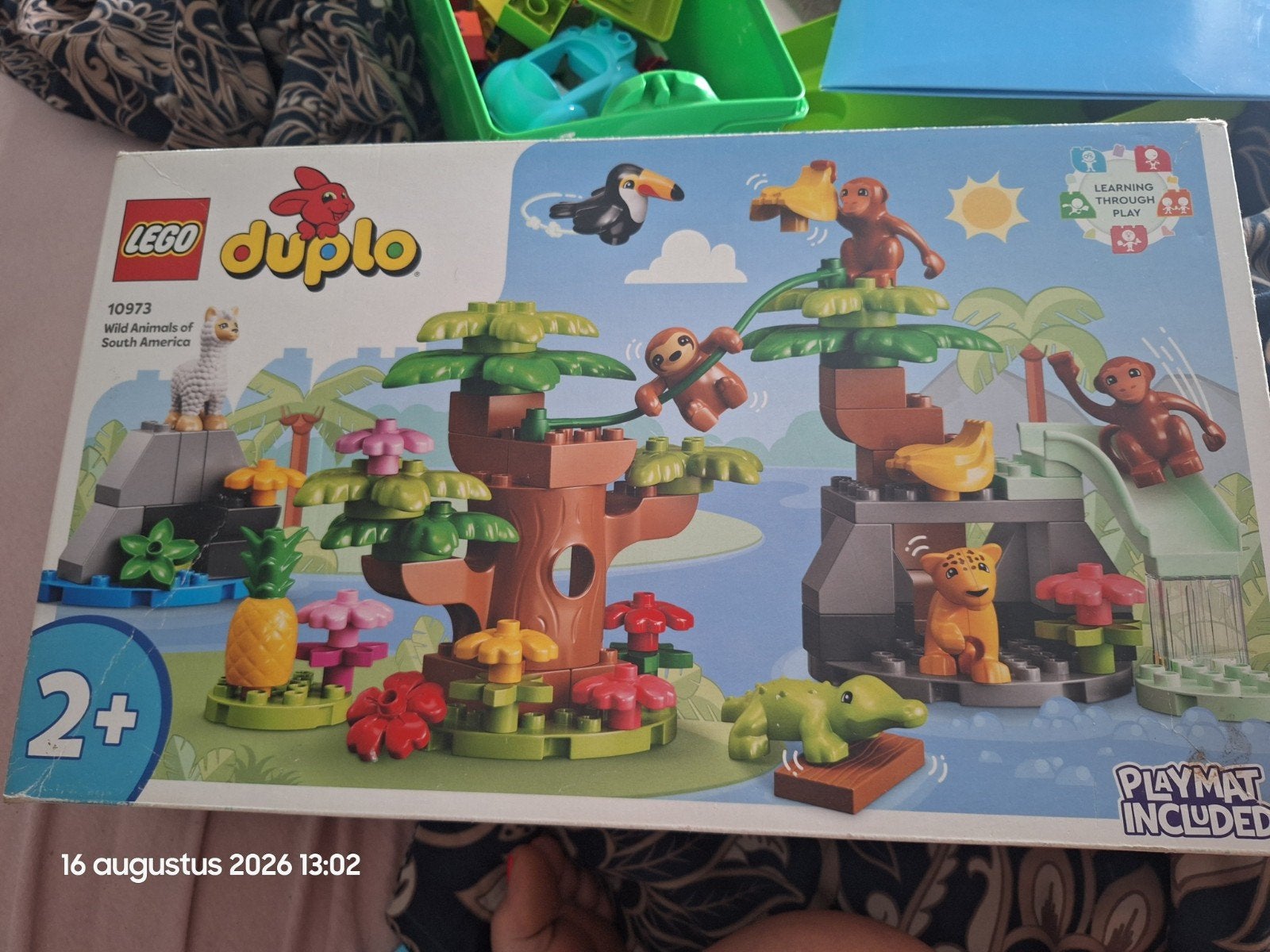 Lego Duplo 10973 Wilde Dieren van Zuid-Amerika, Ophalen of Verzenden, Zo goed als nieuw, Duplo, Compleet