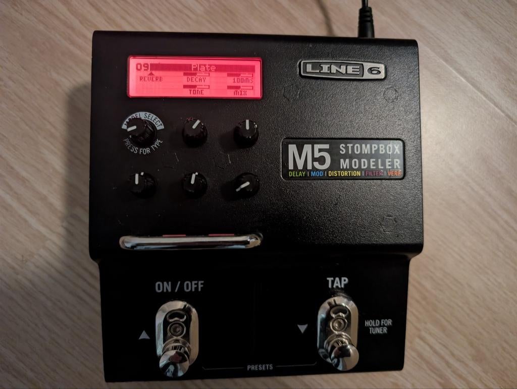 Line 6 M5 Stompbox Modeler - Multi-effect Pedaal, Muziek en Instrumenten, Effecten, Ophalen of Verzenden, Gebruikt, Delay of Echo