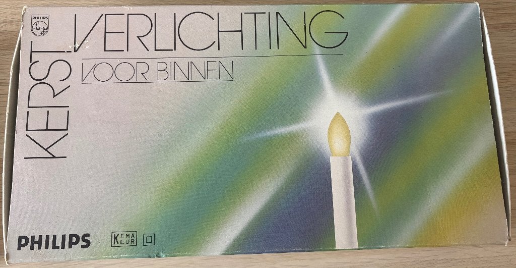 Retro Philips kerstverlichting voor binnen KV15 kaarslampjes, Diversen, Ophalen, Gebruikt