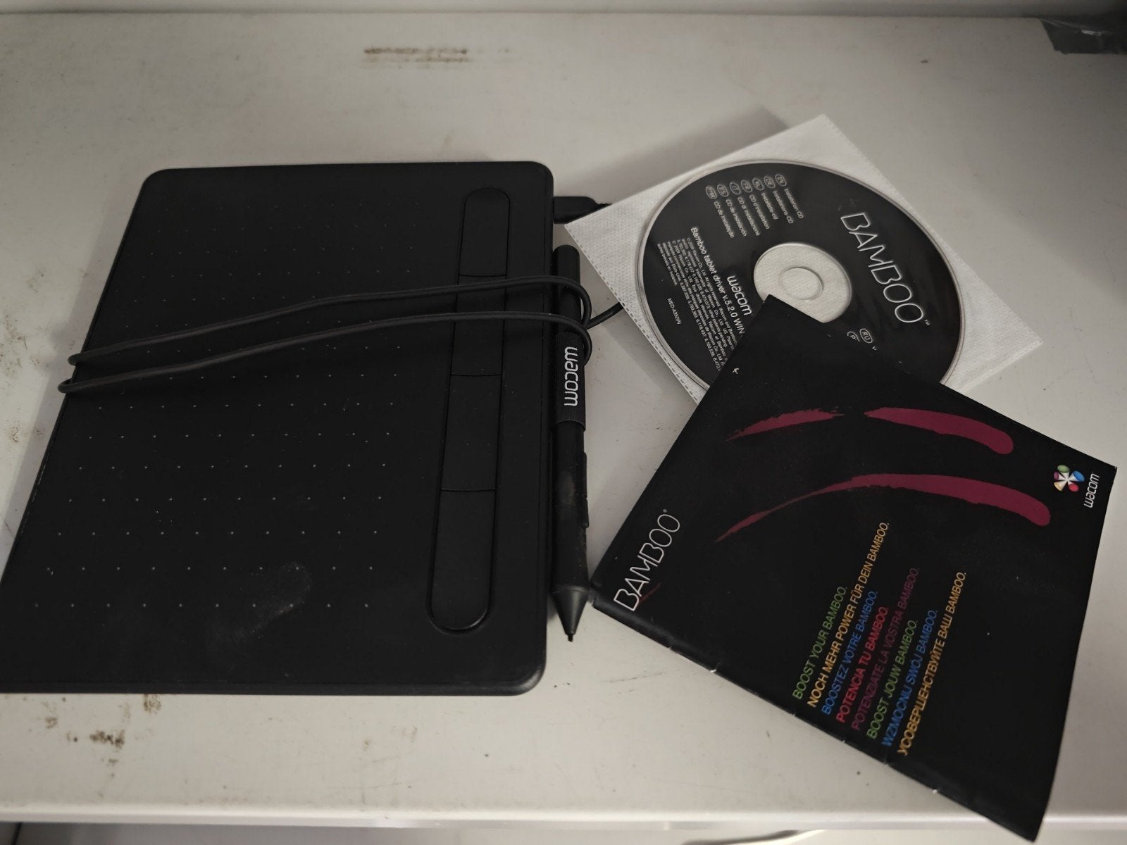 Wacom Bamboo Pen & Touch CTH-470 tekentablet, Gebruikt, Multi-touch, Ophalen of Verzenden, Wacom