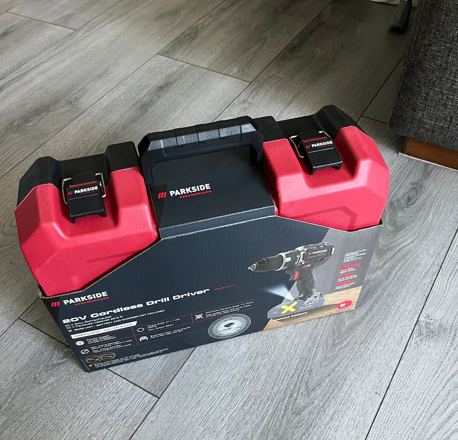 Parkside Performance Accu Boor-/Schroefmachine (Nieuw), Doe-het-zelf en Verbouw, Gereedschap | Boormachines, Ophalen, Variabele snelheid