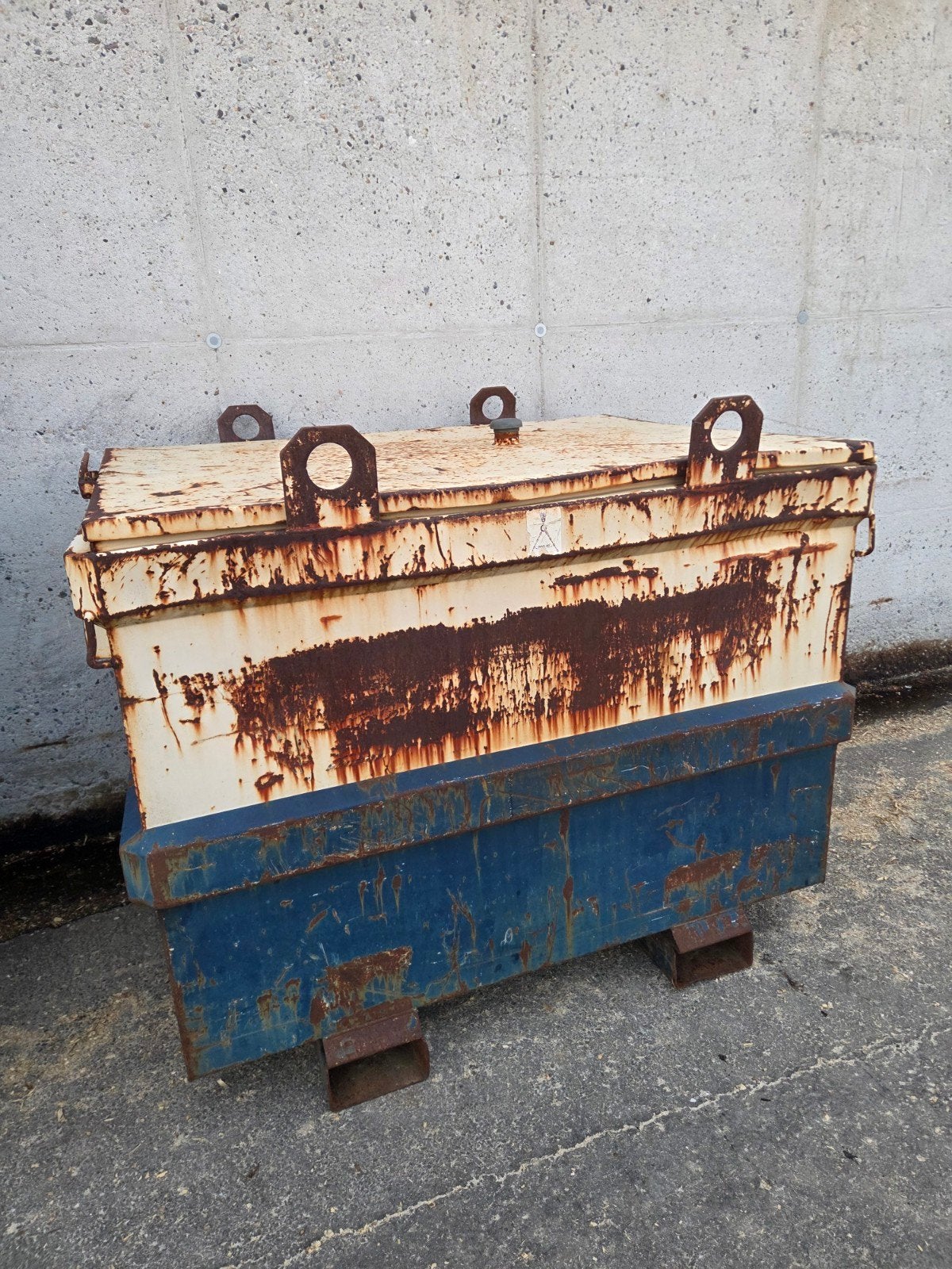 dieseltank 995 ltr staal mobiele tank, Ophalen of Verzenden, Gebruikt