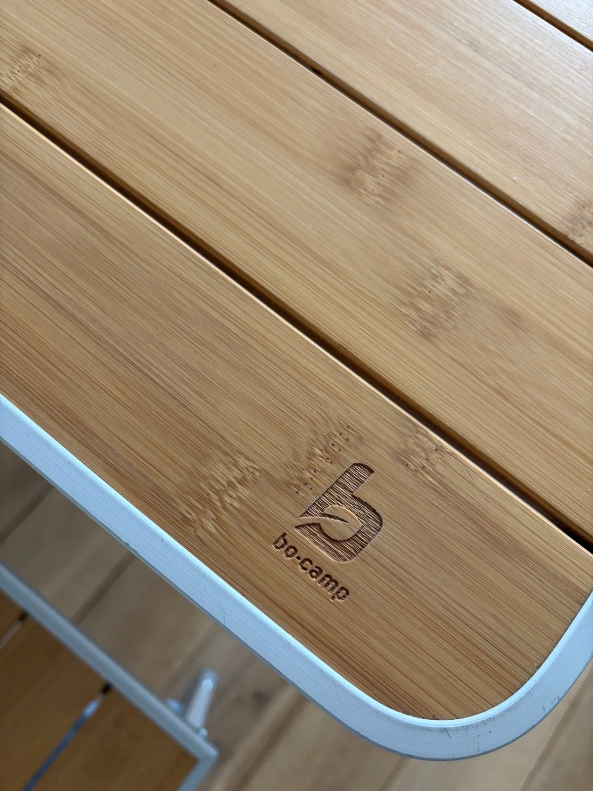 Bo-Camp Family Tafel Bamboe - Compacte Campingtafel, Caravans en Kamperen, Ophalen, Gebruikt, Campingtafel