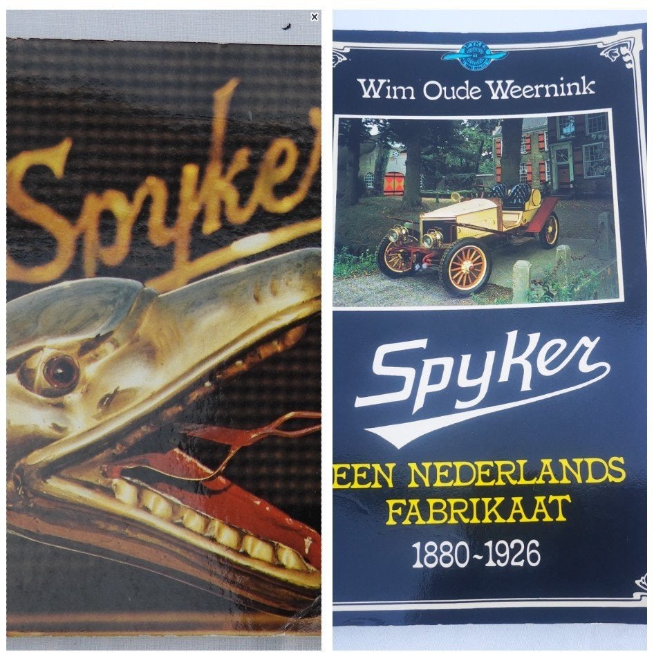 1ste druk auto SPYKER, EEN NEDERLANDS FABRIKAAT 1880-1926, Ophalen of Verzenden, Gelezen, Algemeen
