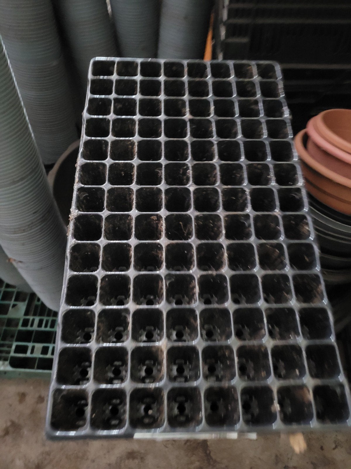 13 stuks stektrays 104 gaats, Tuin en Terras, Ophalen, Kunststof, Gebruikt, Minder dan 30 cm