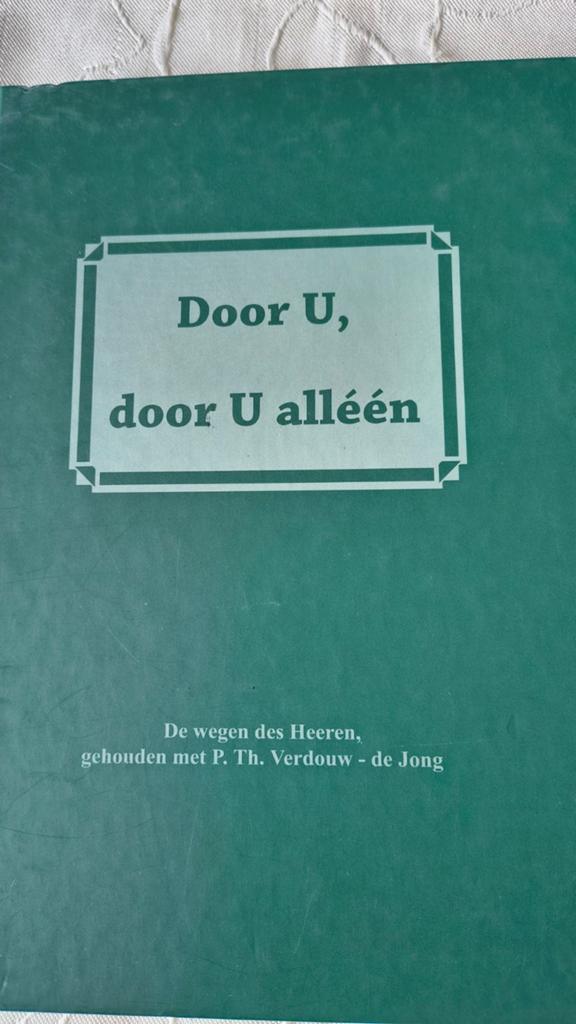 Door U,door U alleen. Fam Verdouw, Ophalen of Verzenden, Zo goed als nieuw, Fam Verdouw, Christendom | Protestants