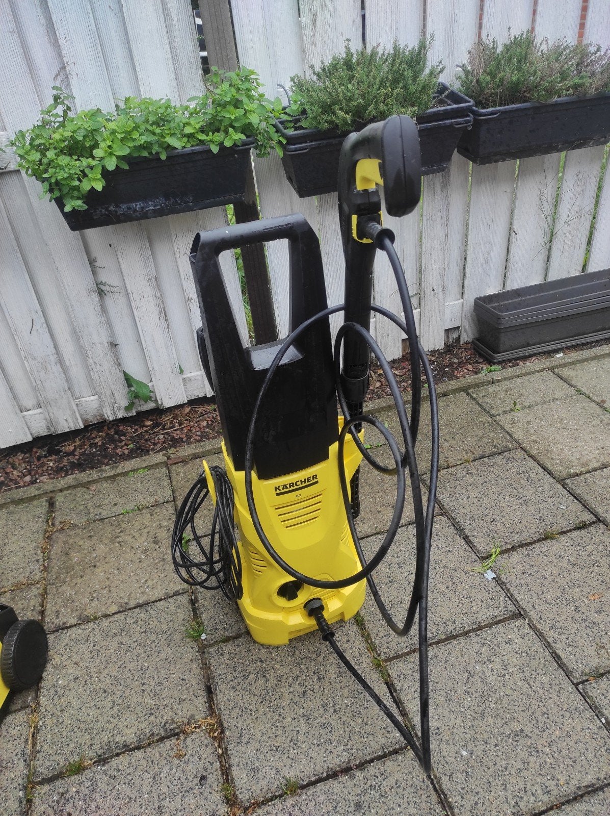 Kärcher K2 hoge druk reiniger, spuit, Ophalen of Verzenden, Gebruikt, Elektrisch