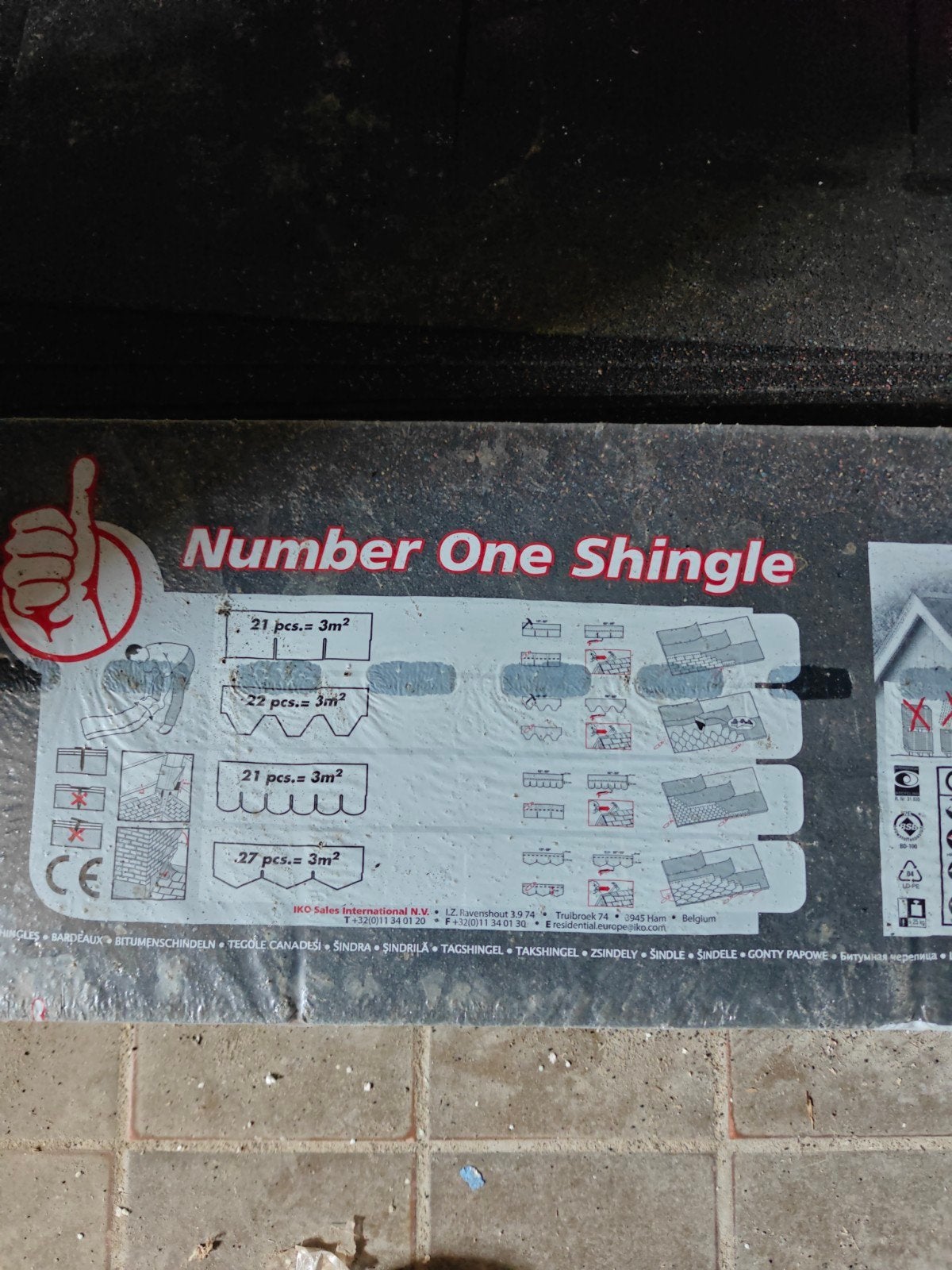 Shingles dakbedekking - 3 pakken nieuw (3m²), Doe-het-zelf en Verbouw, Dakpannen en Dakbedekking, Ophalen, Overige materialen