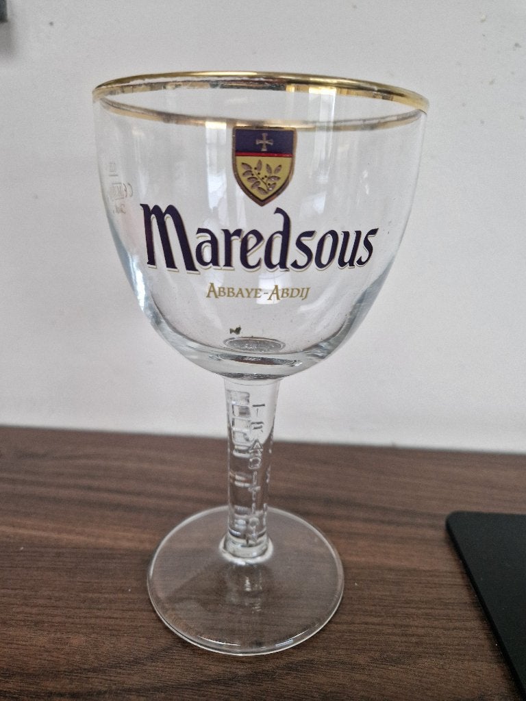 Maredsous Bokaal Bierglas 25cl, Ophalen of Verzenden, Zo goed als nieuw, Glas of Glazen, Overige merken