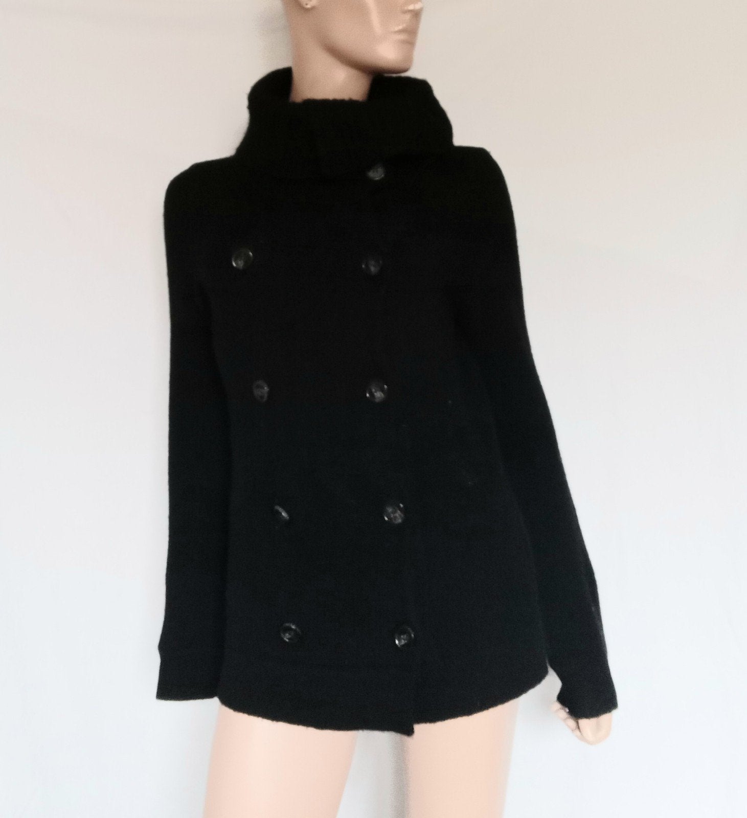 APOSTROPHE PARIS Vest , Maat 40 , WOL , CASHMERE, Ophalen of Verzenden, Zo goed als nieuw, Maat 38/40 (M), Zwart