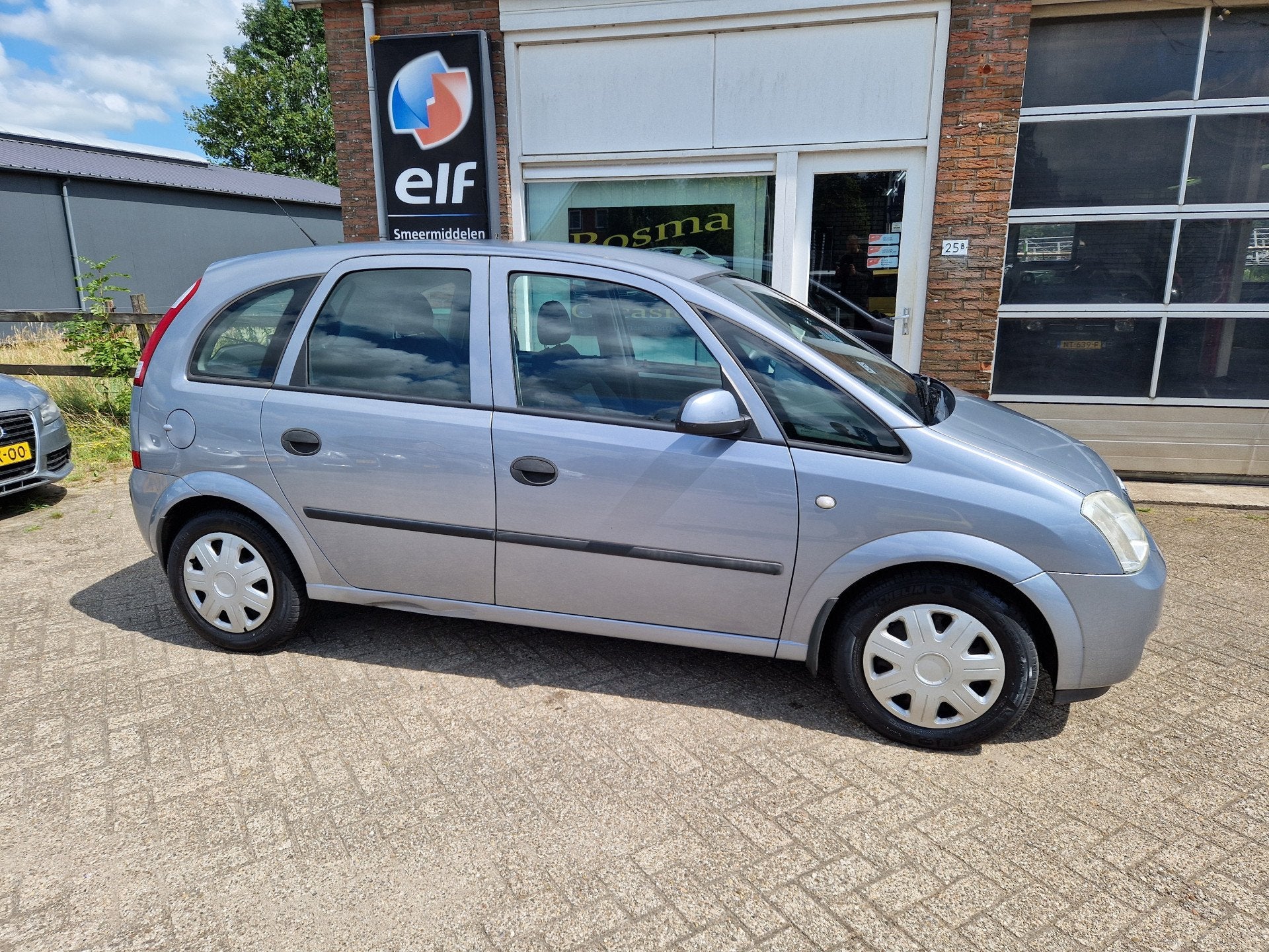 Opel Meriva 1.6i "Enjoy" Airco - Cruise - Trekhaak - Apk 30-, Stof, Gebruikt, 4 cilinders, Metallic lak
