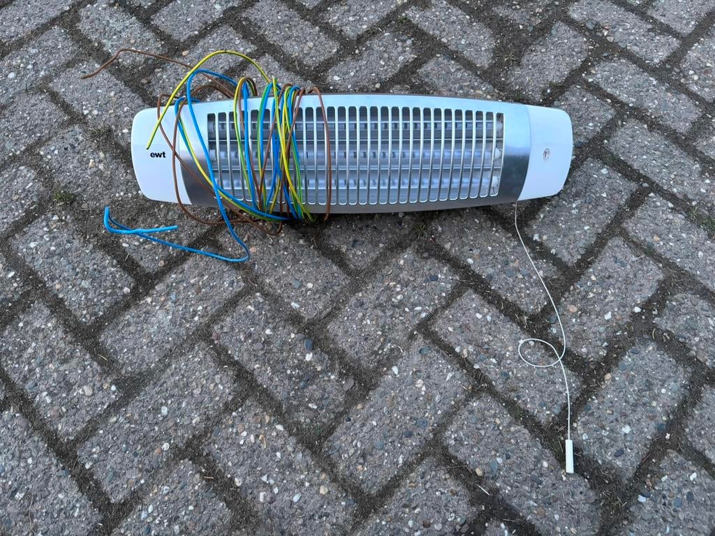 Ewt Strato 464 terrasverwarmer 600W IP24, Ophalen, Gebruikt, Elektrisch, Wand
