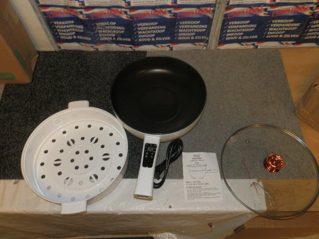 Home en marker elektrische pan multipan stoofpot noodle pan, Ophalen of Verzenden, Nieuw, Overige materialen