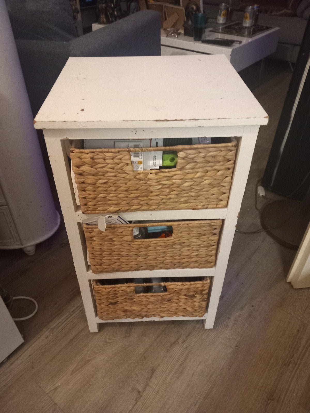 3-delig kastje met rieten manden - Bocholtz, Huis en Inrichting, Ophalen