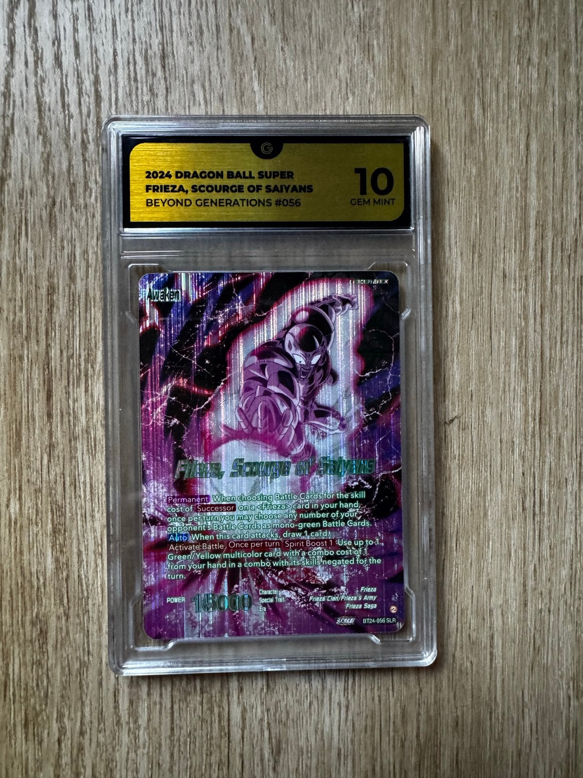 Dragon Ball Z Frieza Scourge of Saiyans Gem Mint 10, Ophalen of Verzenden, Nieuw