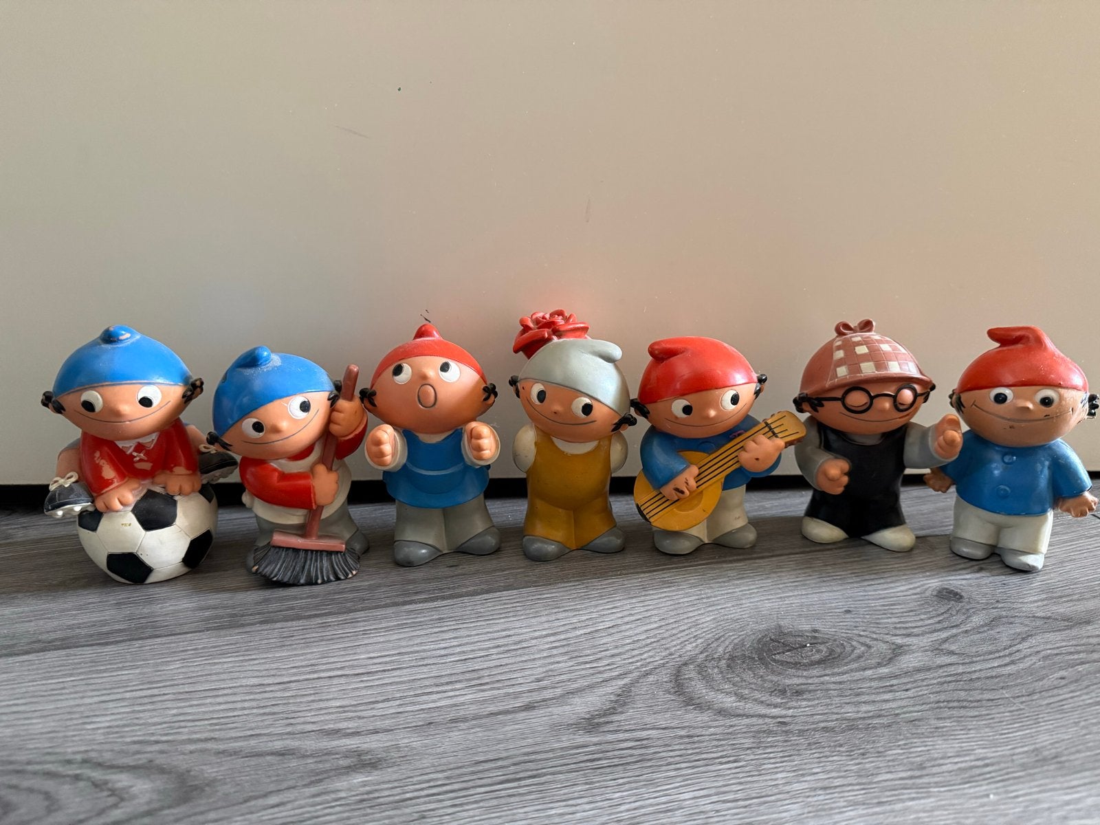 Mainzelmannchen set - 7 stuks, Verzamelen, Ophalen, Gebruikt