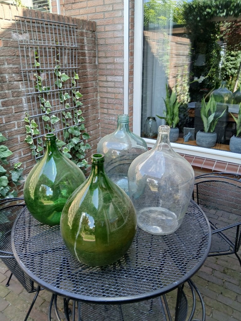 Wijnflessen 20 liter en 25 liter, Huis en Inrichting, Overige typen, Ophalen, Gebruikt, Glas
