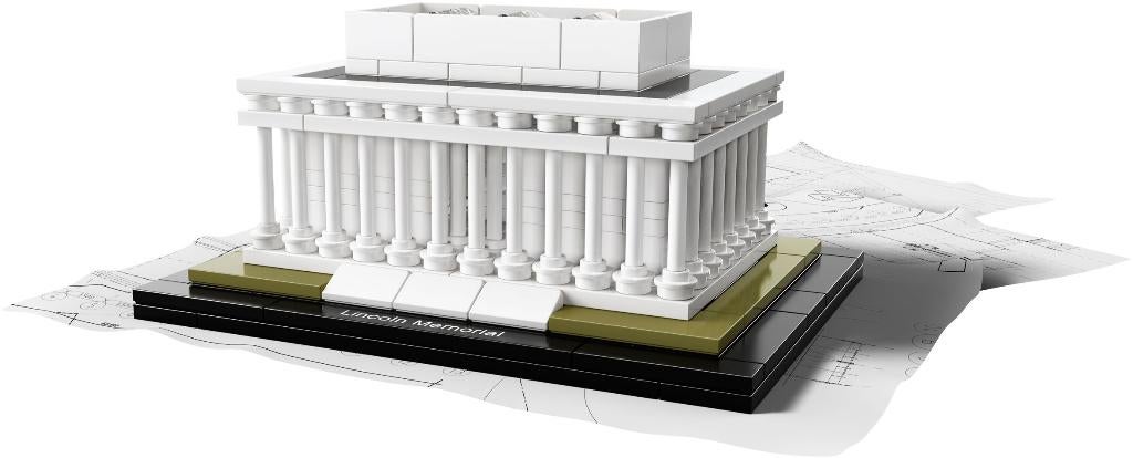 21022 - Architecture: Lincoln Memorial, Hello@support.lego.com, Lego, Nieuw, Ophalen of Verzenden