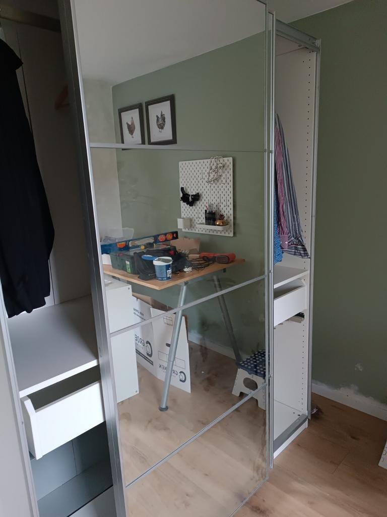 Ikea pax deuren twee stuks, Huis en Inrichting, Slaapkamer | Stapelbedden en Hoogslapers, Ophalen, Eenpersoons, 210 cm, 90 cm