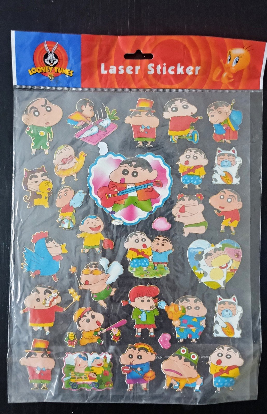 Looney Tunes Laser Sticker - Shin Chan Collectie, Ophalen of Verzenden, Nieuw, Strip of Tekenfilm