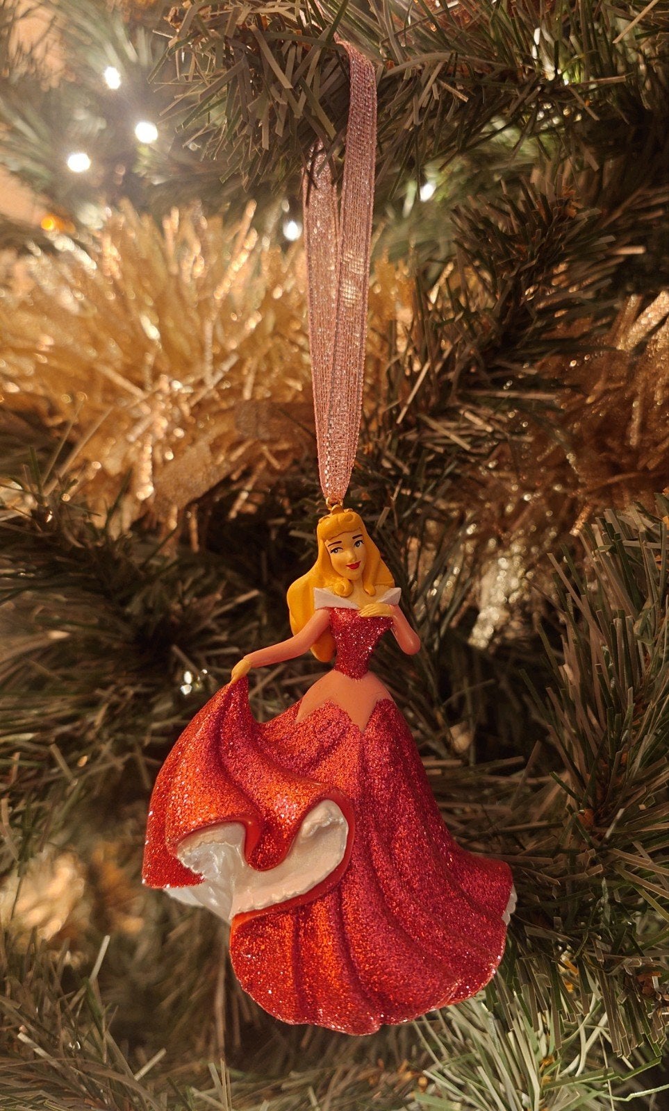 Disney prinses Doornroosje kerst ornament hanger kerstbal, Ophalen of Verzenden, Sneeuwwitje of Doornroosje, Nieuw