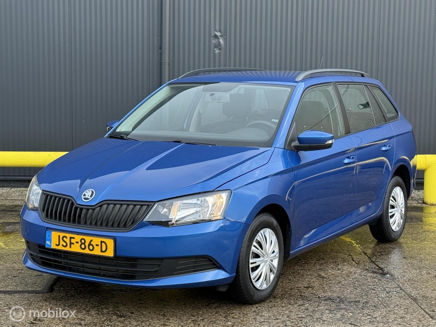 Skoda Fabia Combi 1.0 Ambition Businessline | AIRCO | APK, Auto's, Gebruikt, Euro 6, Blauw, 979 kg