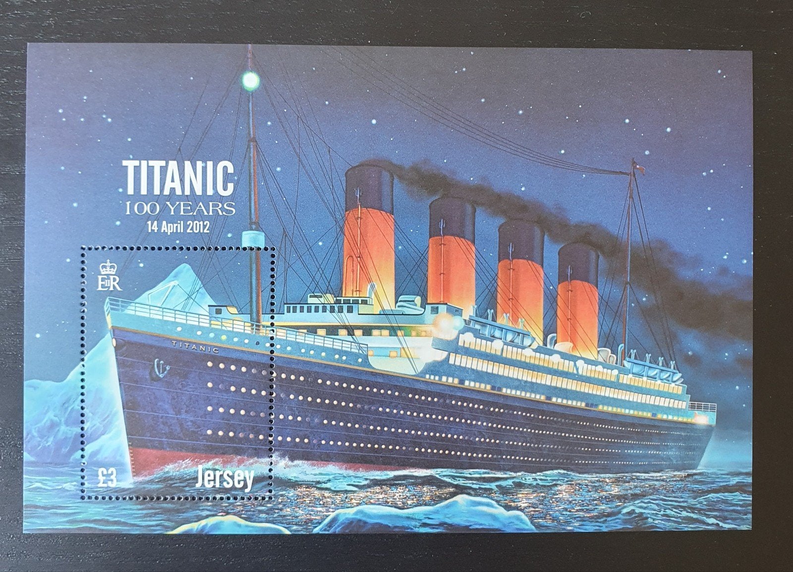 Jersey 2012 Titanic Schip Michel blok 99 postfris, Verzenden, Postfris, Overige thema's