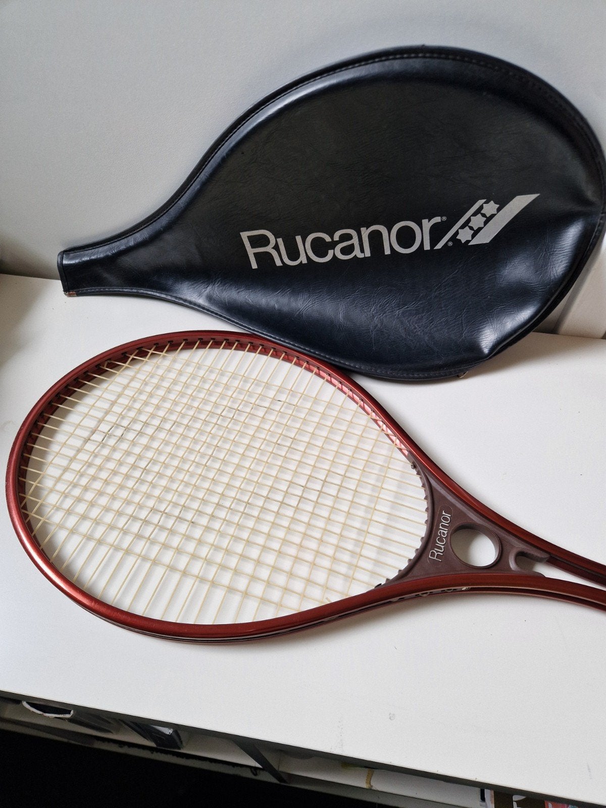 Rucanor Tennisracket met hoes - Gripmaat L4 1/2LM, Ophalen of Verzenden