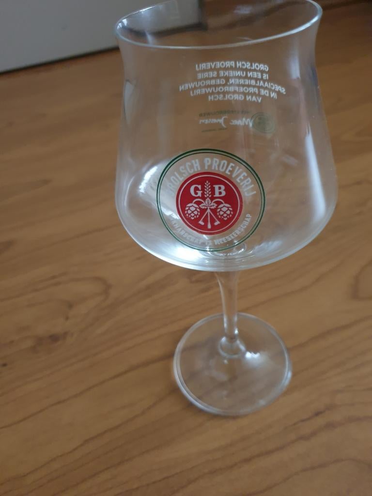 Bierglas Grolsch, Ophalen of Verzenden, Zo goed als nieuw, Glas of Glazen, Grolsch