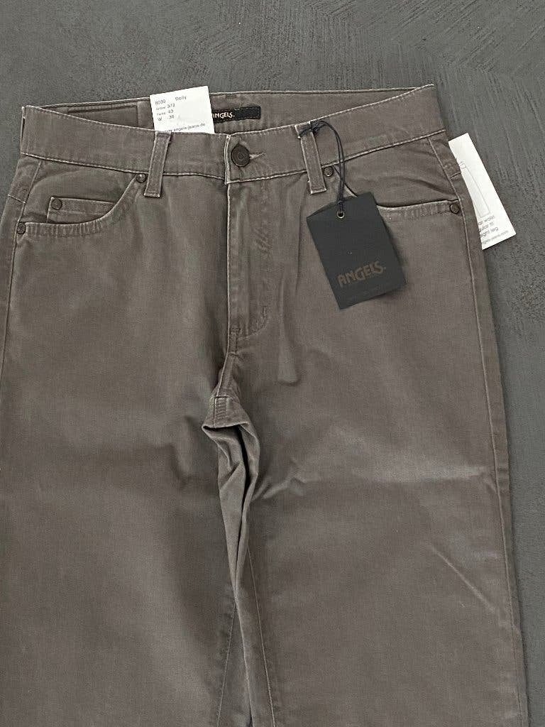 J45/8 Nieuw Angels Dolly mt 36=S/L30 broek jeans bruin/grijs, Kleding | Dames, Bruin, Nieuw, Ophalen of Verzenden, Angels